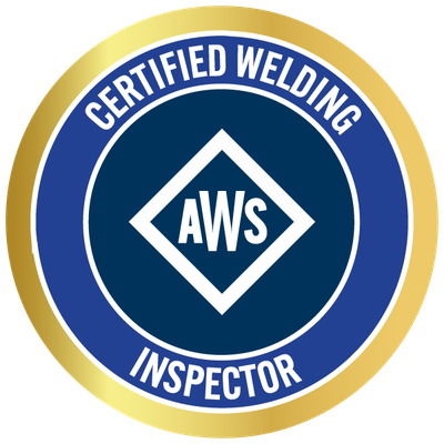 AWS Certified Welding Inspector credential badge